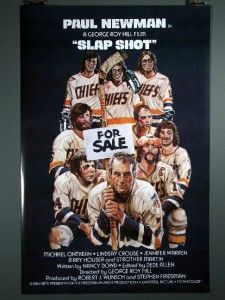 Slap Shot Movie Poster Paul Newman Hockey Slapshot