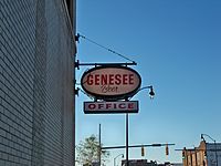 Genesee Beer Sign Lighted Bar Signs Advertising Old Brewery Light