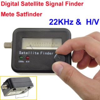Digital Satellite Signal Dish FTA HD Monitors Signal Strength Meter