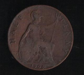 England UK 1 2 PENNY 1906 GEORGE V