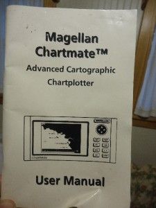 Magellan Chartmate Chartplotter GPS with Antenna Cables User Manual
