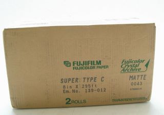 Fujifilm Fujicolcor Professional Paper Super Type C Matte 2ROLLS of