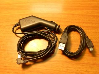 Car Power Charger Adapter USB Cable Cord for Garmin GPS Nuvi 1300 T M