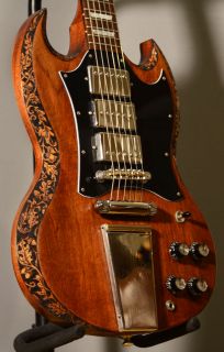 Gibson SG Customized 3 Pickup Angus Young P90 Maestro Tailpiece Lyre