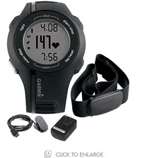 Garmin Forerunner 210 Black GPS Receiver with Premium Heart Rate