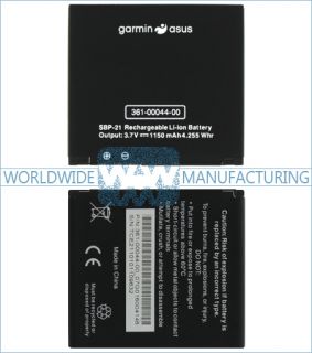  Genuine 361 00044 00 010 11458 02 SBP 21 Battery for Garminfone