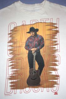 Garth Brooks Vintage 1990s Country Music Concert Tour T Shirt Adult x