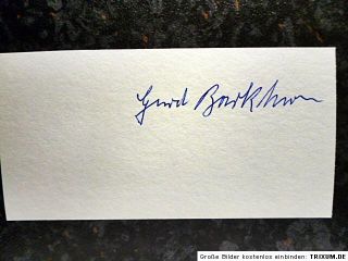 Gerhard Barkhorn   mega rare autograph by German fighter ace   Knight