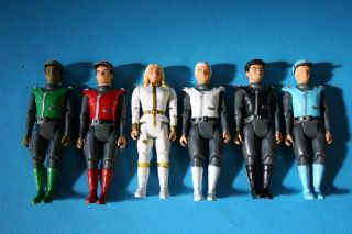 Gary Andersons Captain Scarlet COMPLETE set of all 6 figures