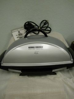 George Foreman Indoor Outdoor Electric Grill Stand Rectangular