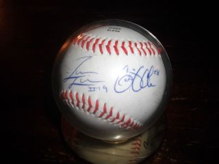 Gerrit Cole and Jameson Taillon Autographed Pirates Baseball
