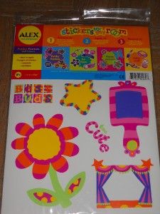 ALEX FUNKY FRAMES WALL STICKERS FOR MY ROOM DECALS 50+ FLOWER CAR STAR