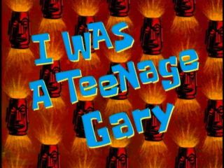 13b i was a teenage gary october 28 1999 spongebob accidentally