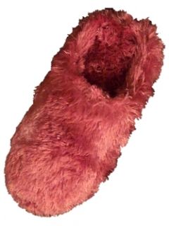 Womens Fuzzy Pink Purple House Slippers 5 6 Free SHIP