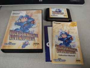Rocket Knight Adventures Sega Genesis Game Boxed Tested Works