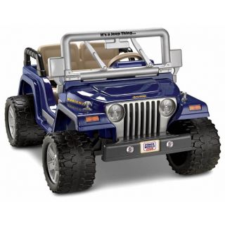 Power Wheels Wrangler Rubicon Jeep Battery Ride on 2 Seater Toy