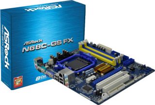 ASRock N68C GS FX AM3 Mobo Phenom IIX2 555BE CPU 8GB DDR2 DDR3 RAM
