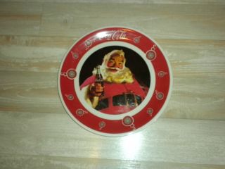 Santa Coca Cola Plate and Bowl by Gibson