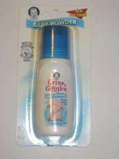New Gerber Grins Giggles Roll on Baby Powder 2 oz RARE