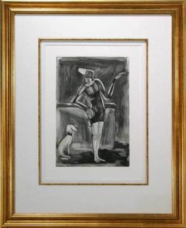 Georges Rouault Original Numbered Edition RARE Etching Juggler and Dog