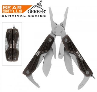 Gerber Knife Bear Grylls Compact Survival Hunting Hiking Camping Multi