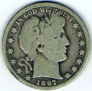 1897 O Barber Half Dollar