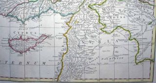 1764 DAnville Map Turkey Asia Minor in Roman Empire