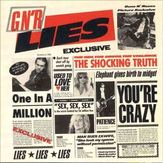 Guns N Roses Lies 1986 Geffen CD 075992419826 GNR Listen to