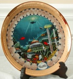 Ghent Lands of Fable Collector Plate Series COA
