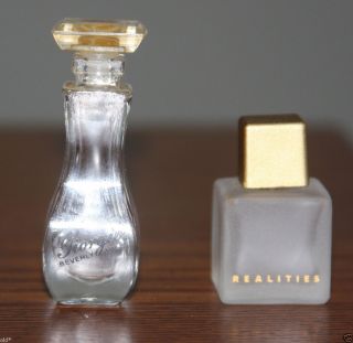Vintage Giorgio Beverly Hills Liz Claiborne Realities Mini Glass