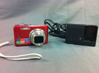 General Imaging GE E1250TW 12 2 MP Digital Camera Red