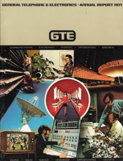 GTE General Telephone & Electronics Annual Report 1971