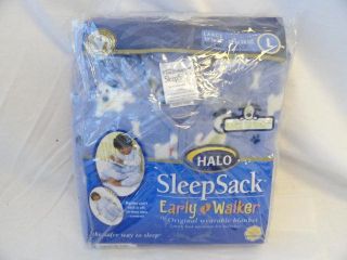 Halo SleepSack Boy’s Wearable Blanket Micro Fleece Blue Pup Pals