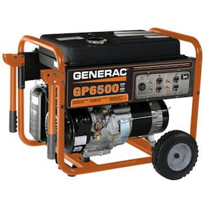 Generac Portable Generator Gpseries 6500 Watts 389cc OHV Engine 5623
