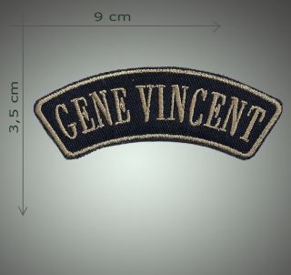 Gene Vincent Embroidered Patch