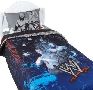 WWE Wrestling FULL Reversible Comforter NeW 76x86 John CENA Undertaker