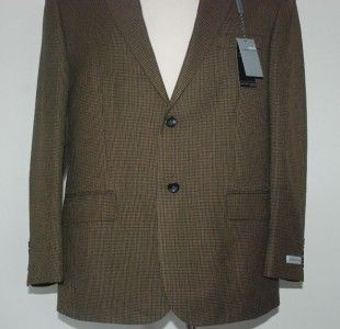 nwt geoffrey beene brown blazer size 42s