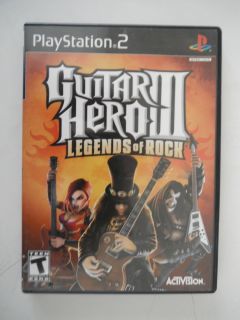 Guitar Hero III Legends of Rock PS2 2007