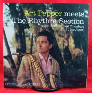Art Pepper Meets The Rhythm Section LP Contemporary Mono DG Orig