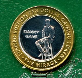 Danny Gans Mirage 10 Dollar Casino Coin Strike 999 Silver Gaming Token