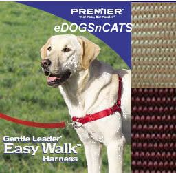 Gentle Leader Easy Walk Harness Dog Fawn Brown Medium