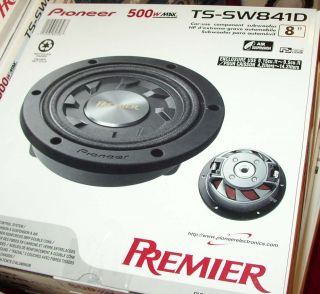 Pioneer 8 Shallow Subwoofer New TS SW841D TSSW841D