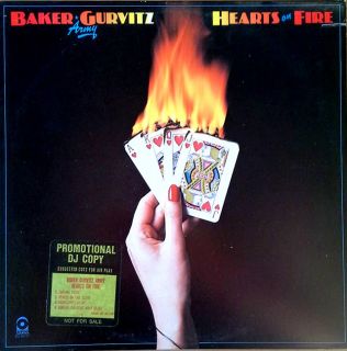 Baker Gurvitz Army Ginger Baker Hearts of Fire Atco LP Promo Sticker