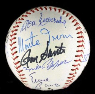 Old Timers with George HW Bush Signed Baseball JSA LOA