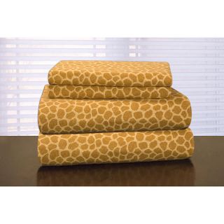  giraffe print pattern. These flannel sheets have a 165 ounce weight to