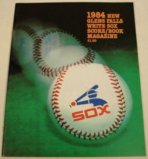 Glens Falls Chicago White Sox 1984 Program Doug Drabek
