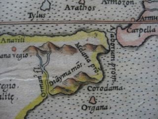 The map is titled Tabula Asiae VI and was published by Girolamo