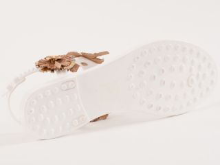 New Bounty by El Vaquero White Sandals Size 37 US 7