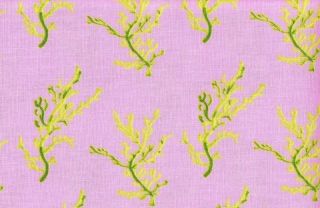 Fat Quarter Quilt Quilting Fabric Tina Givens Tropics Coral Pink Green