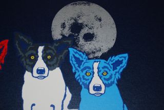 FTI George Rodrigue Blue Dog Me, Myself & I Artist Proof Rare Print